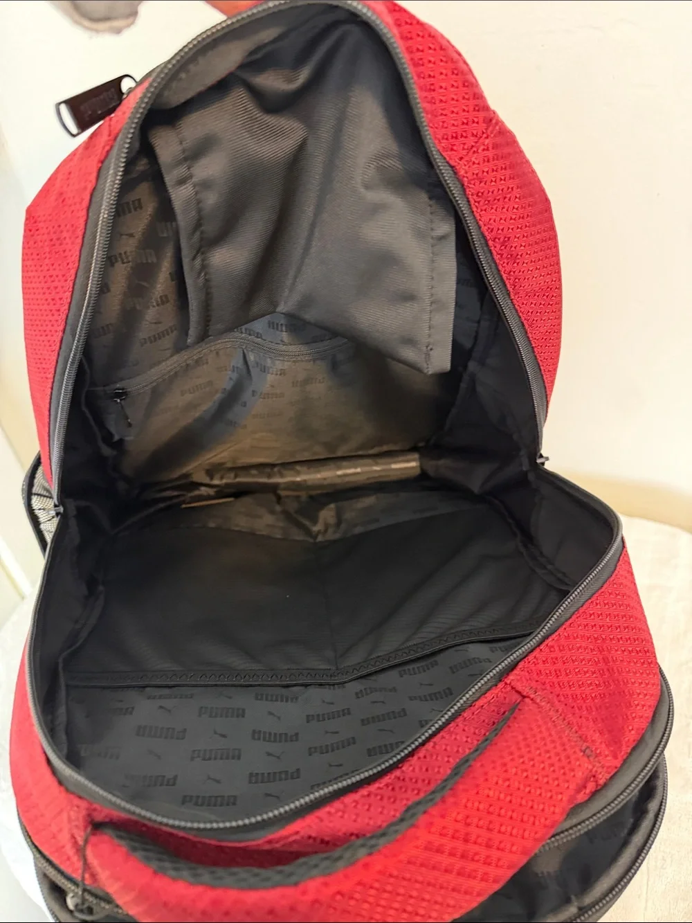 PUMA Red & Black Active Backpack